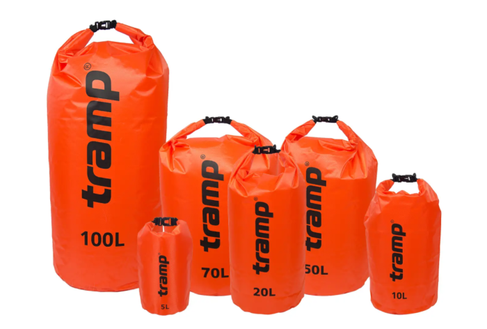 Гермомішок Tramp PVC Diamond Rip-Stop Помаранчевий 20л TRA-113 