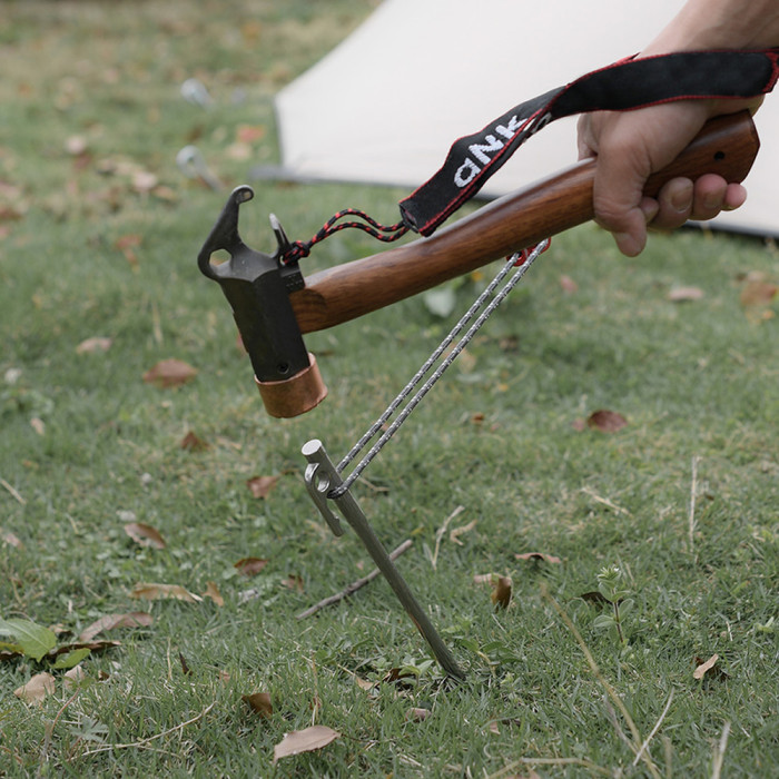 Кілок стальний Naturehike NH19PJ014, 30 см, сірий 