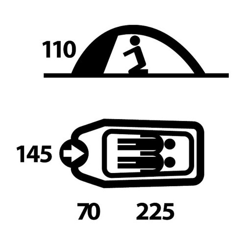 Намет Husky Flame 2 (Зелений) 