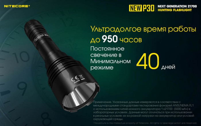Ліхтар Nitecore P30 NEW 