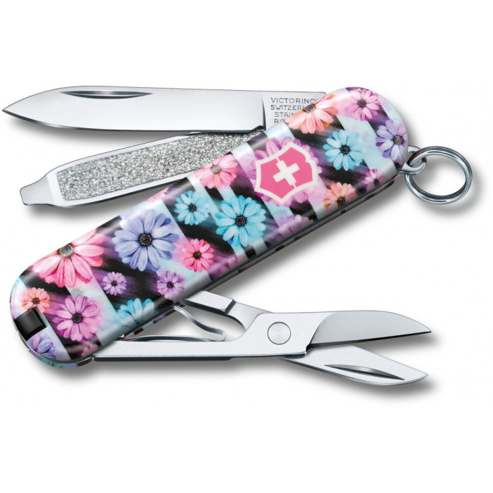 Складаний ніж Victorinox CLASSIC LE Dynamic Floral 0.6223.L2107 