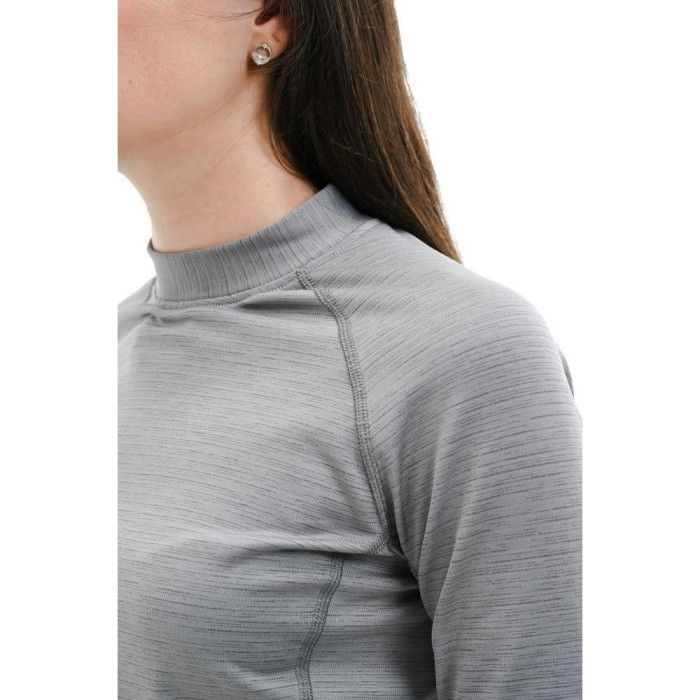 Термофутболка жіноча Turbat Yeti Top Wmn cloudburst grey - L - темно-сірий 
