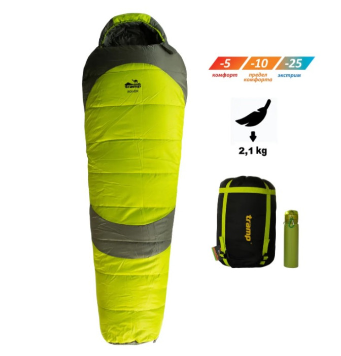 Спальний мішок Tramp Rover Regular кокон лівий TRS-050R-L 