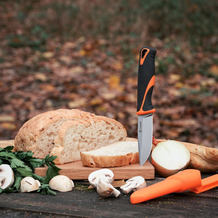 Ніж Ganzo G807-OR помаранчевий з ножнами 