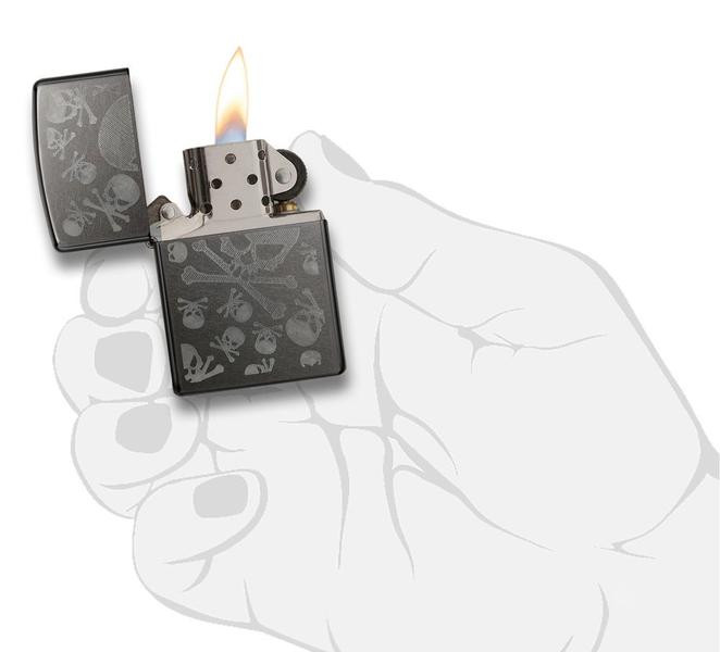 Запальничка Zippo Iced Skulls 28685 
