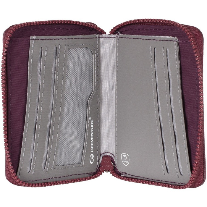 Гаманець RFID Lifeventure Bi-Fold Wallet, Aubergine 