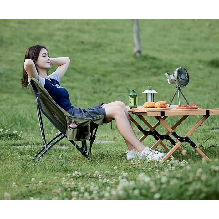 Стілець складаний Naturehike CNK23JU0001, темно-зелений 