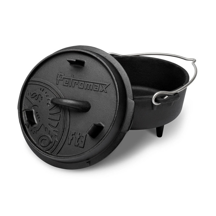 Казан-жарівня чавунна Petromax Dutch Oven ft3 на ніжках 1,6 л 