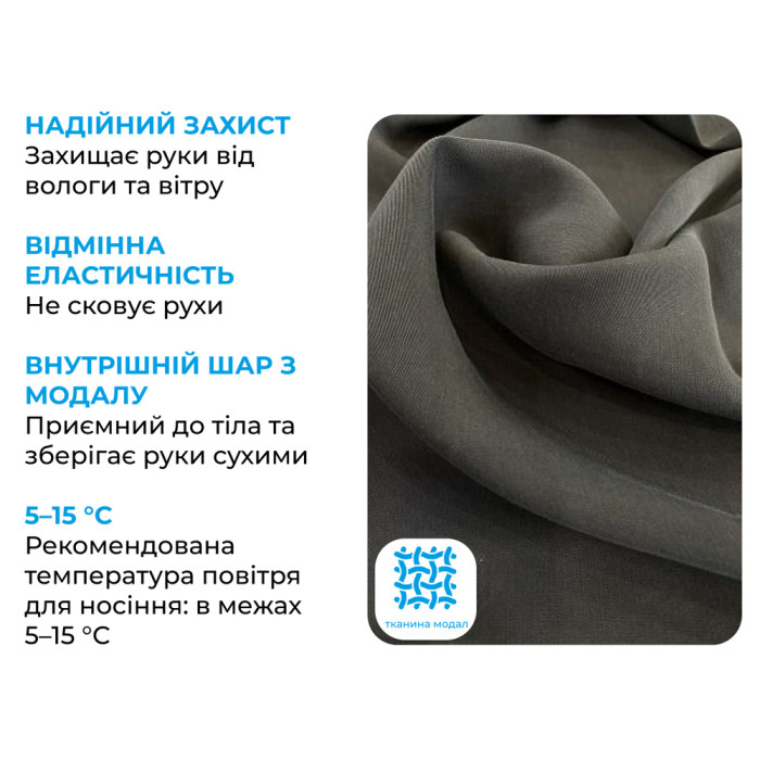 Рукавички водонепроникні Dexshell Ultra Thin Waterproof Running, p-p L, чорно-жовтий