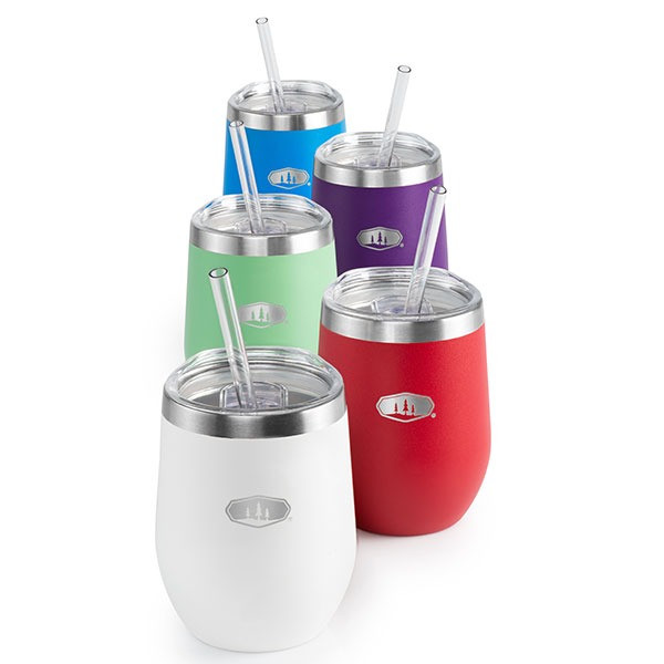 Термогорнятко з трубочкою GSI Outdoors Glacier Stainless Vacuum 12 fl.oz.Tumbler (біле) 