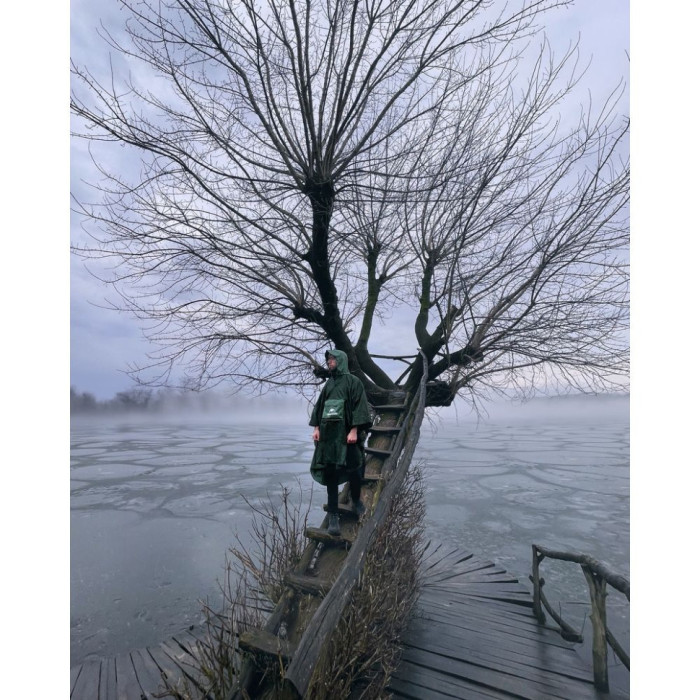 Плащ-дощовик Naturehike CNH23RG001, темно-зелений (пошкоджена упаковка) 