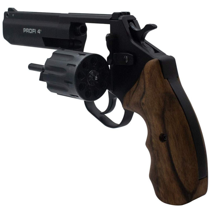 Револьвер Флобера ZBROIA PROFI-4" (чорний / дерево) 