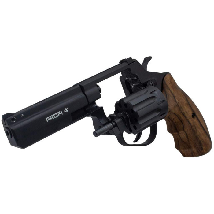 Револьвер Флобера ZBROIA PROFI-4" (чорний / дерево) 
