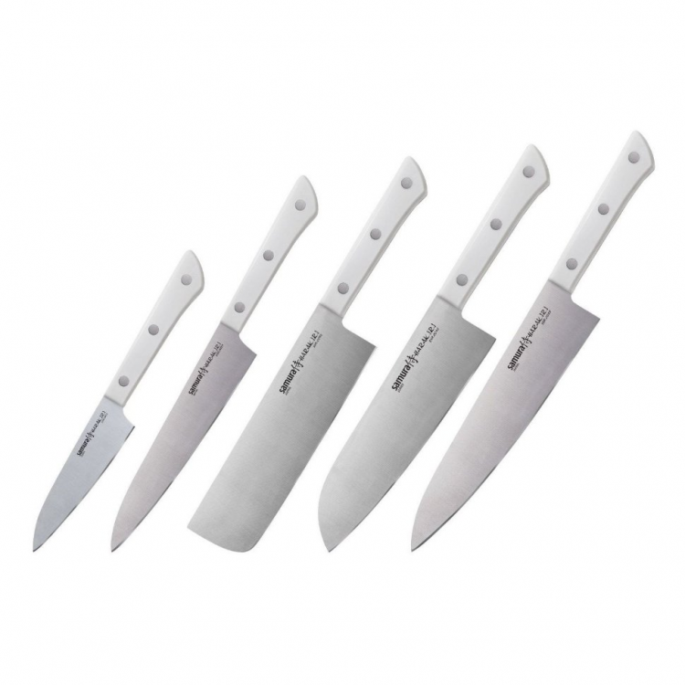 Набір з 5-и кухонних ножів Samura Harakiri SHR-0250w 