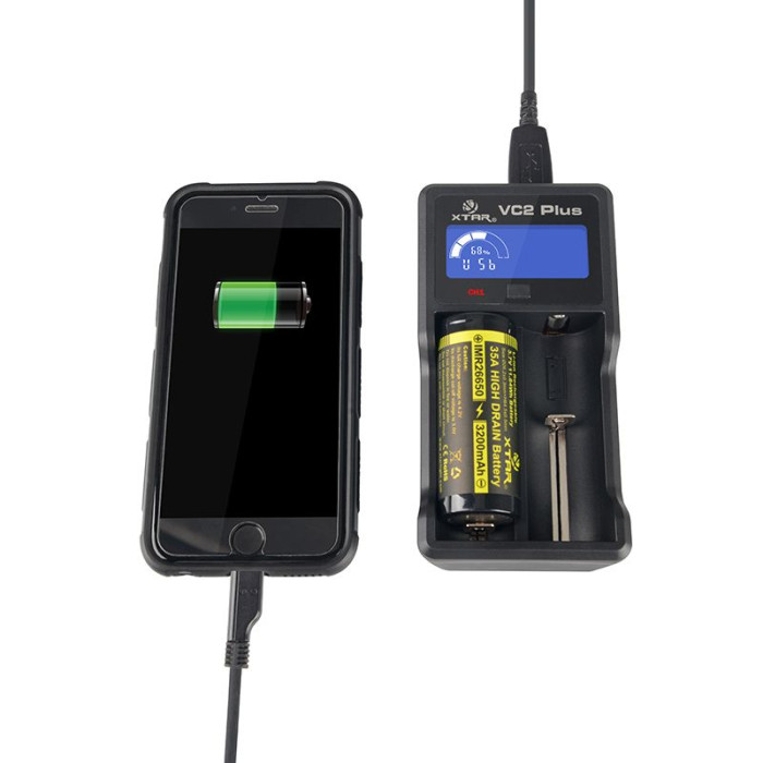 Зарядний пристрій Xtar VC2 Plus Master 