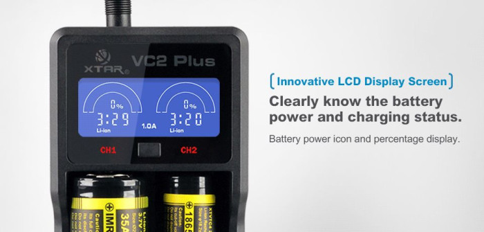 Зарядний пристрій Xtar VC2 Plus Master 