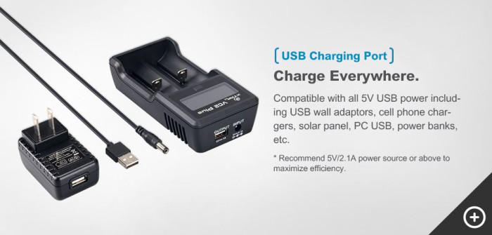 Зарядний пристрій Xtar VC2 Plus Master 