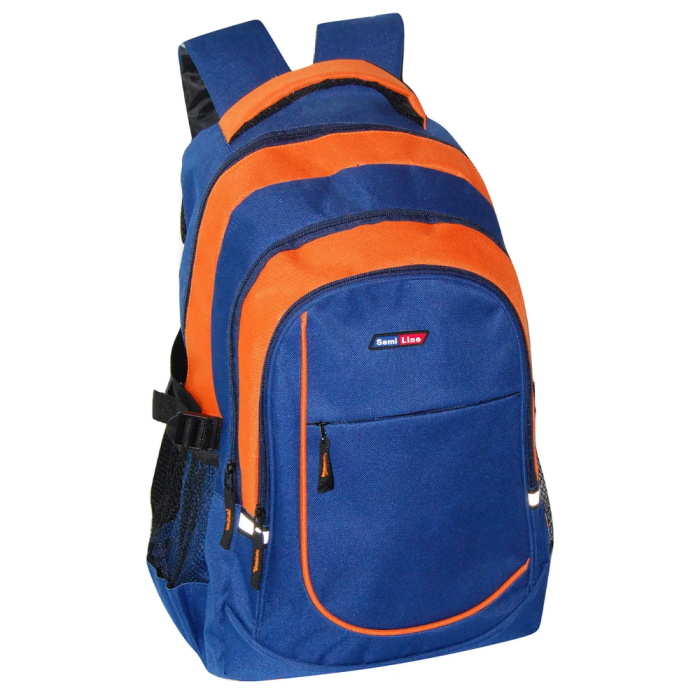 Рюкзак міський Semi Line 33 Blue/Orange (4668-7) 