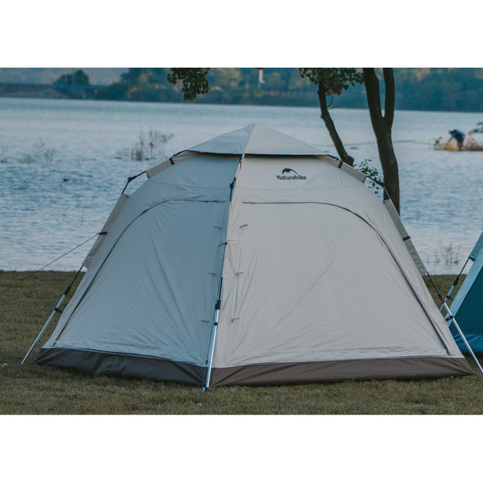 Намет чотиримісний автоматичний Naturehike Ango CNK2550WS010, коричневий