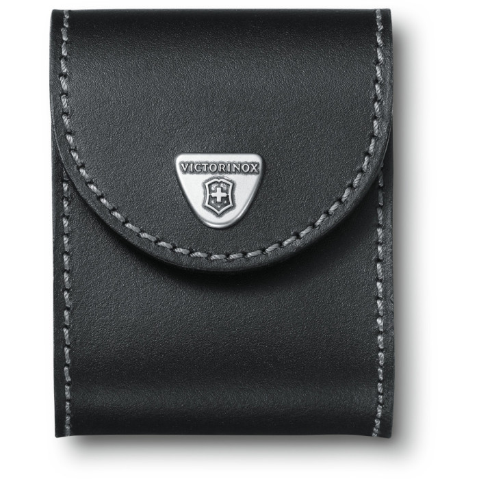Чохол Victorinox на пояс шкір.чорний на липучці для Swisschamp XAVT/XXL 