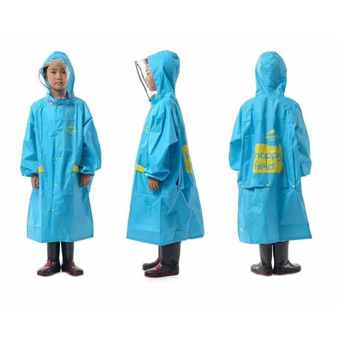 Накидка від дощу дитяча Naturehike Raincoat for boy XL sky blue NH16D001-M 