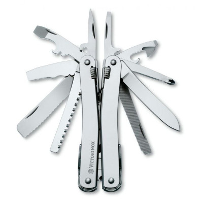 Мультитул Victorinox SWISSTOOL SPIRIT в шкіряному чохлі 3.0223.L