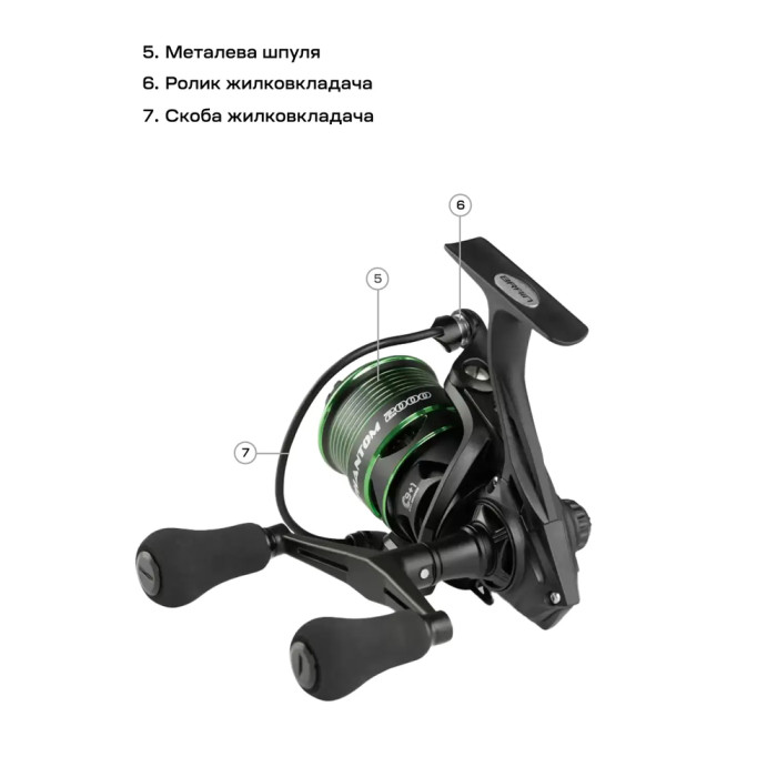 Котушка Brain Phantom Match/Bolo Double Handle 3000 9+1BB 6.2:1 