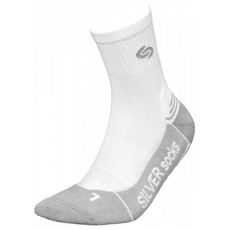 Термошкарпетки InMove Athletic Deodorant білий з світло-сірим 