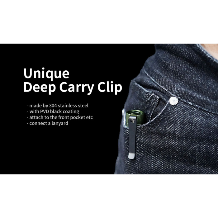 Лiхтар Manker E05 II CW, чорний 