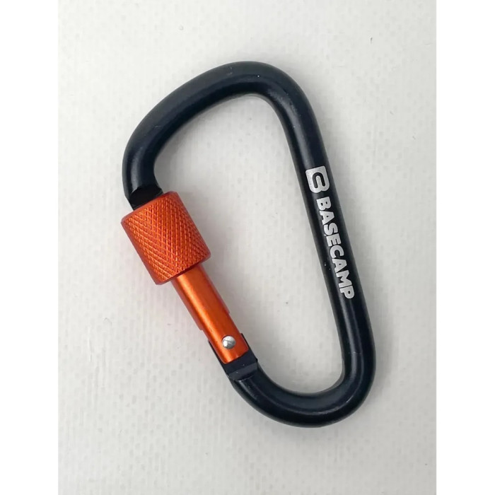 Карабін алюмінієвий сервісний Base Camp Delta 8 Screw Set, Black (BCP 61115) 