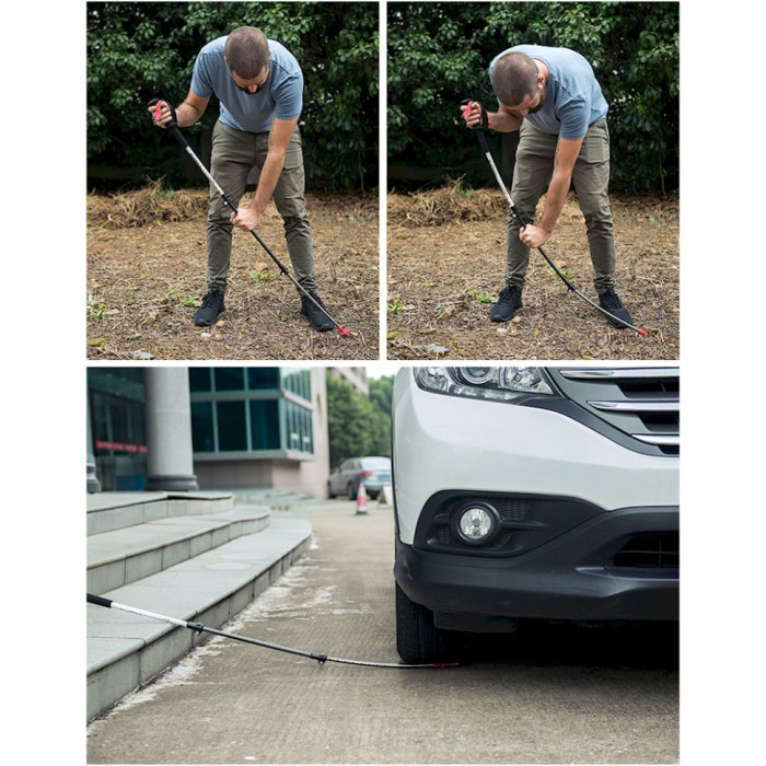 Трекінгова палиця 3-секційна Naturehike ST06 NH17D006-D, біла 