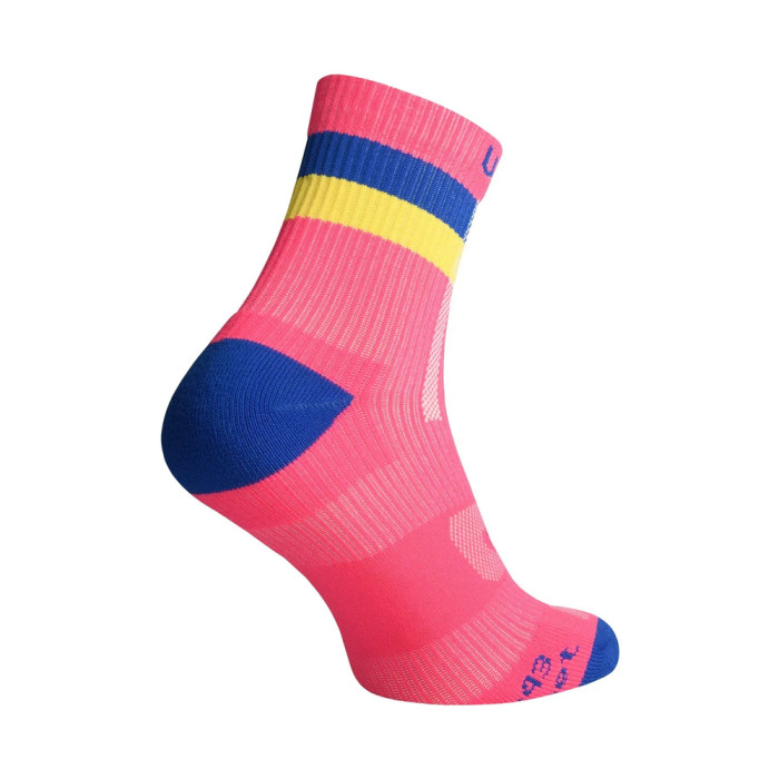 Компресійні шкарпетки захисні літні Protector ShortDry Ultra New синьо-рожеві M 40-43 