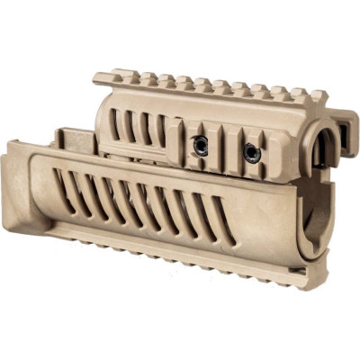 Цівка Fab полімерна для АК47 /74 4 планки пісочний (fix-ak47t)