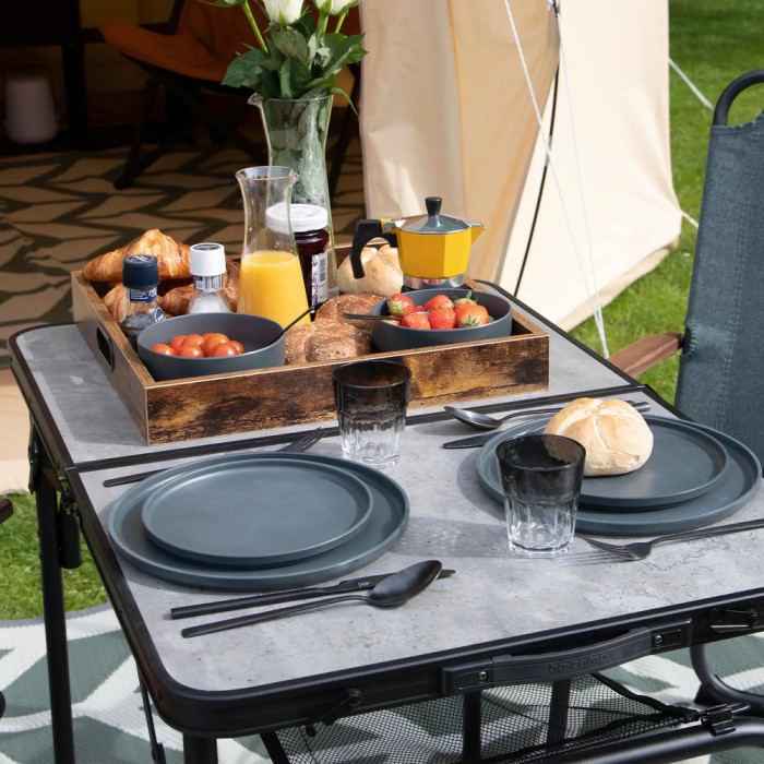 Стіл Bo-Camp Northgate 120x60 cm Black/Grey (1404186) 