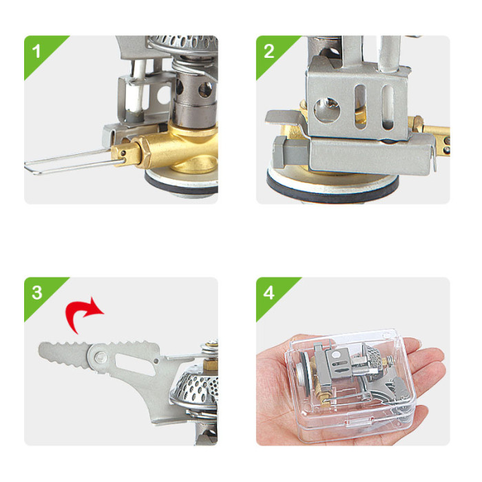 Газовий пальник BRS-3 з п'єзопідпалом 