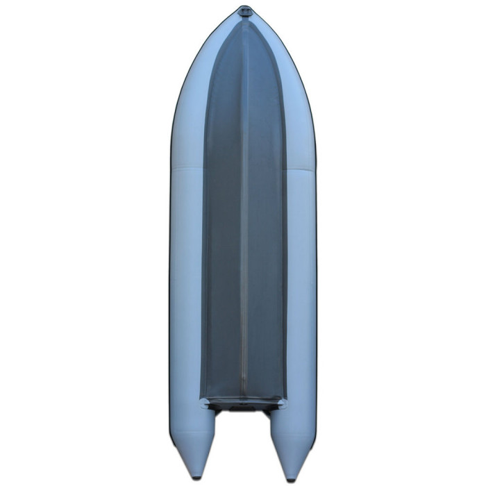 Надувний човен Elling Кардинал 430SL, Кіль, сіра 