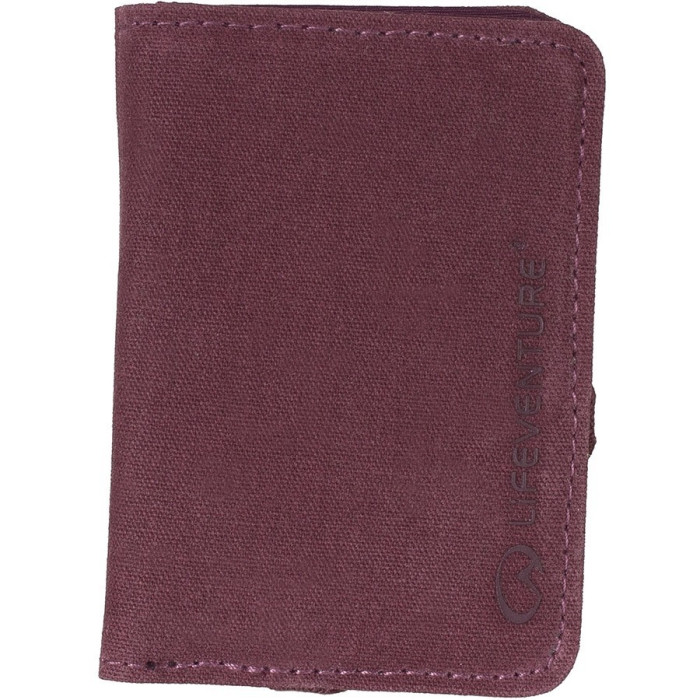 Гаманець RFID Lifeventure Card Wallet, Aubergine 