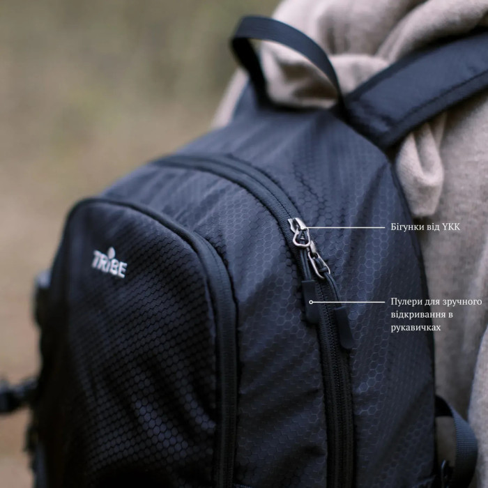 Рюкзак Tribe Daily 22 л T-IC-0021-black
