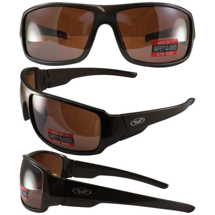 Окуляри Global Vision Italiano Brown (drive mirror) коричневі 