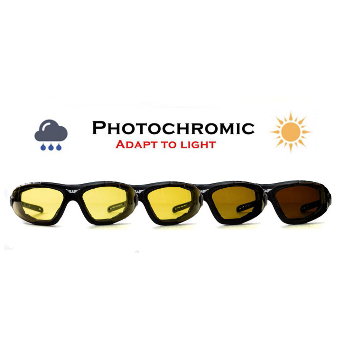 Окуляри Global Vision Shorty Photocromic (yellow) фотохромні Жовті 