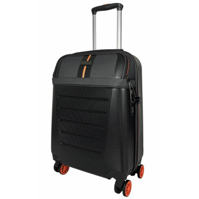 Валіза Semi Line 20" (S) Black/Orange Line (T5734-1)