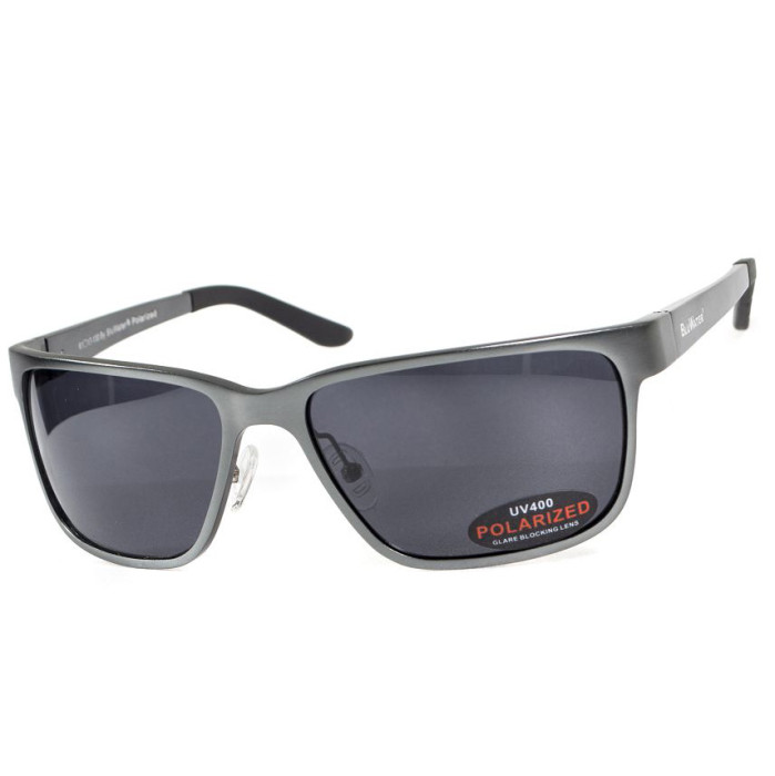Окуляри BluWater Alumination - 2 Gun Metal Polarized (gray) чорні 
