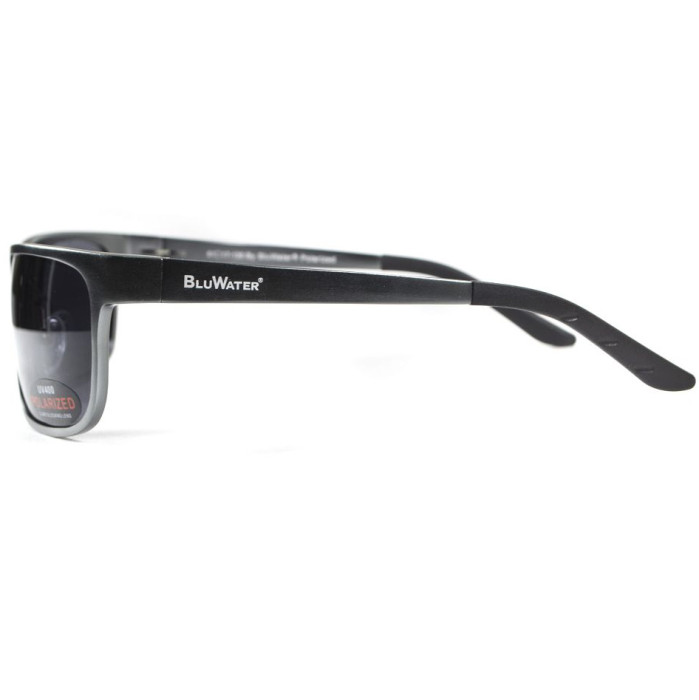 Окуляри BluWater Alumination - 2 Gun Metal Polarized (gray) чорні 