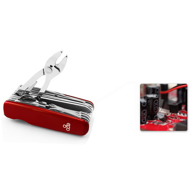 Ніж Ego A01. 18 червоний 