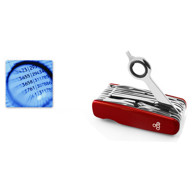 Ніж Ego A01. 18 червоний 