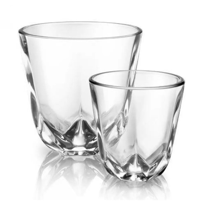 Набір стаканів скляних Wacaco, 2шт, 60 + 200 мл 