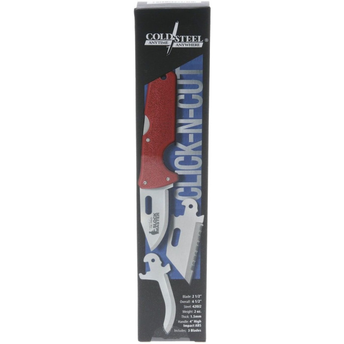 Ніж Cold Steel Click-N-Cut red 