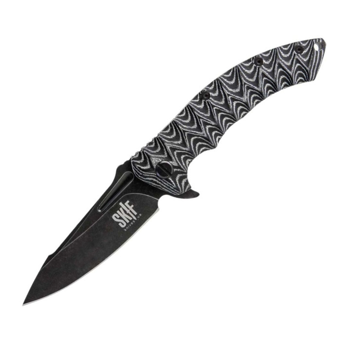 Ніж Skif Shark GM, Чорний SW сірий 421d 