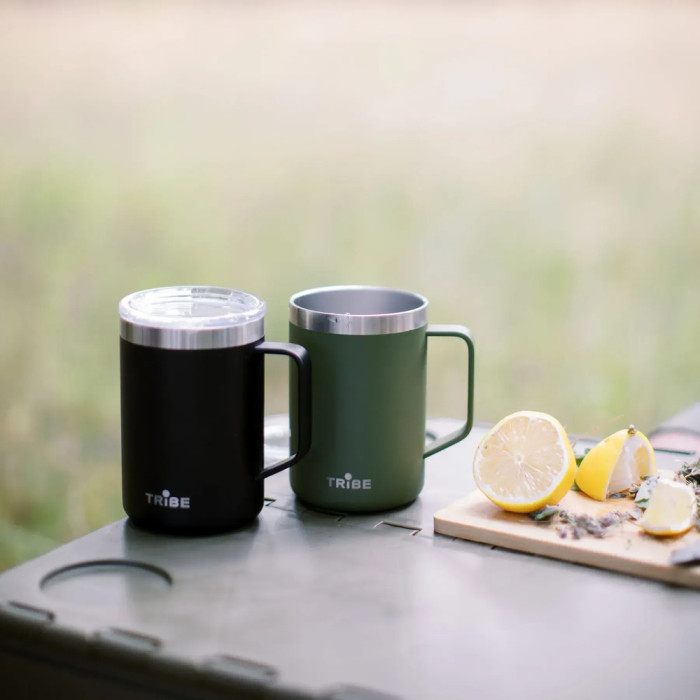 Термочашка Tribe Classic Mug 500 мл T-FA-0033, olive 