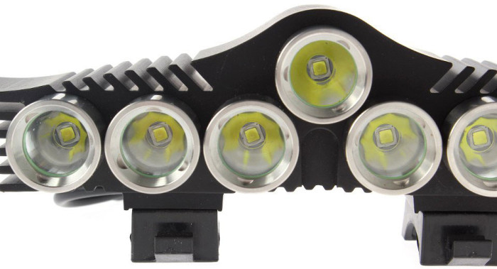 Велофара TrustFire TR-D013 (7xCree XM-L2, 3200 люмен, 3 режими, 6x18650) 